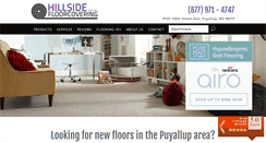 Desktop Screenshot of hillsidefloors.com